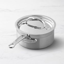 Hestan ProBond Forged Professional Clad Stainless-Steel Covered Saucepan, 1 1/2-Qt.