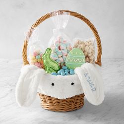 Pottery Barn Kids x Williams Sonoma Small Fur Bunny Easter Basket