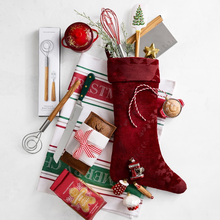 Le Creuset Stoneware Holly Mini Cocotte, 8-oz | Williams Sonoma