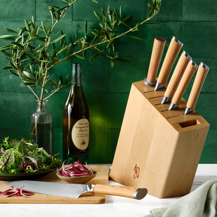 Shun Hikari 7-Piece Knife Block Set | Williams Sonoma