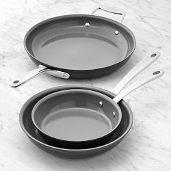 All-Clad NS Pro Ceramic Nonstick 3-Piece Fry Pan Set