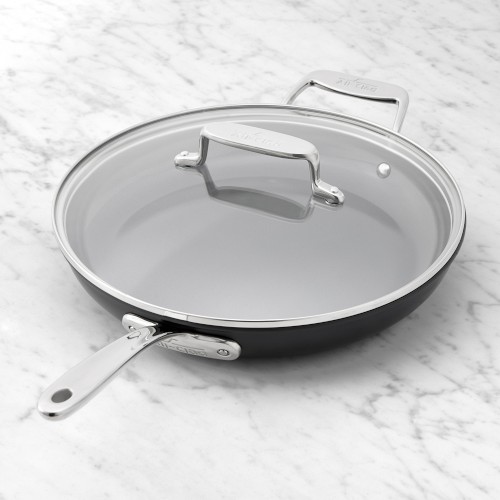 All-Clad NS Pro Ceramic Nonstick Covered Fry Pan, 12