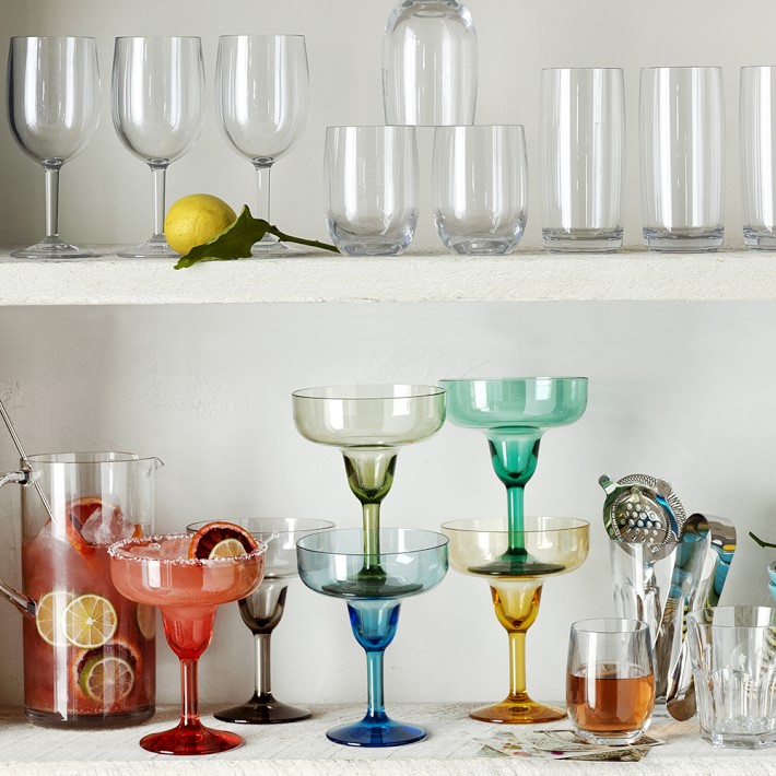 Set van 8 Sterloze Martini-glazen van 240 ml - moderne cocktailglazen voor een Set van 8 Sterloze Martini-glazen van 240 ml - moderne cocktailglazen voor een