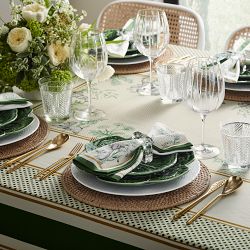 Garden Lattice Tablecloth, 70"x108"