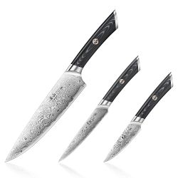 Cangshan Kuro Starter Knives, Set of 3