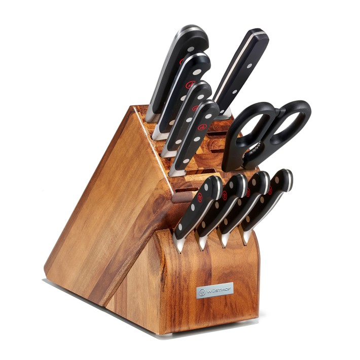 Wüsthof Classic Essential Knife Block, 11-Piece Set | Williams Sonoma
