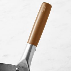 Williams Sonoma Carbon Steel Round-Bottom Wok with Ring, 14"