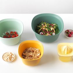 Brabantia Mixing Bowls, Colander, Measuring Jug, and Juicer Set