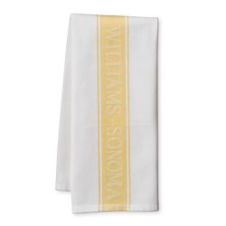Wililams Sonoma Classic Logo Towels, Set of 4, Lemon Yellow