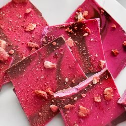 Williams Sonoma Strawberry Heart Bark