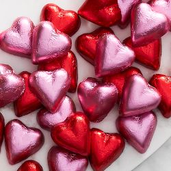 Williams Sonoma Valentine's Day Chocolate Foiled Hearts