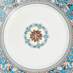 Florentine Turquoise Salad Plate