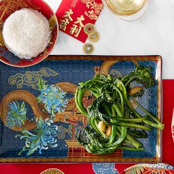 Lunar Snake Large Rectangular Platter