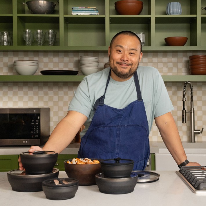 ●2735#0302　ヴィスタアレグレ/アマゾニア磁器製キャンディポット1021 Anyday Frosted Glass Cookware Set of 12 | Williams Sonoma