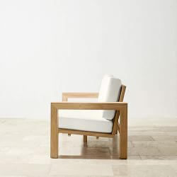 Larnaca Outdoor Natural Teak Loveseat (68")