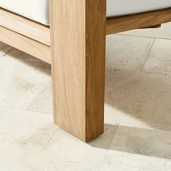 Larnaca Outdoor Natural Teak Loveseat (68")