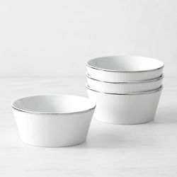 Pillivuyt Eventail Platinum Porcelain Dinnerware Collection