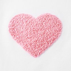 Embroidered Heart Towels, Set of 2