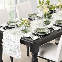 Bunny Toile Table Runner