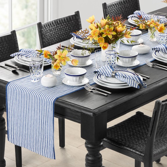 Ticking Stripe Table Runner