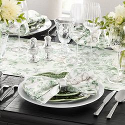 Bunny Toile Table Runner