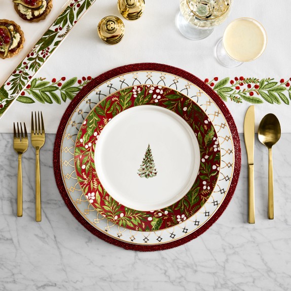 Woodland Berry Dinner Plate Set - Set of 4 | Williams Sonoma