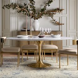 Tulip Oval Pedestal Dining Table (70")