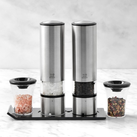 Peugeot Elis Sense Electric Salt & Pepper Mill Set, 8"