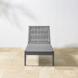 Pasadena Outdoor Metal and Rope Chaise