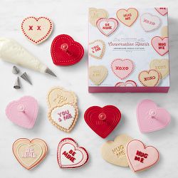 Williams Sonoma Valentines Day Conversation Heart Cookie Cutter Set