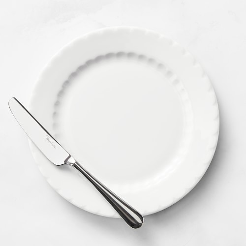 Pillivuyt Eclectique Porcelain Bread & Butter Plates, Set of 4, White