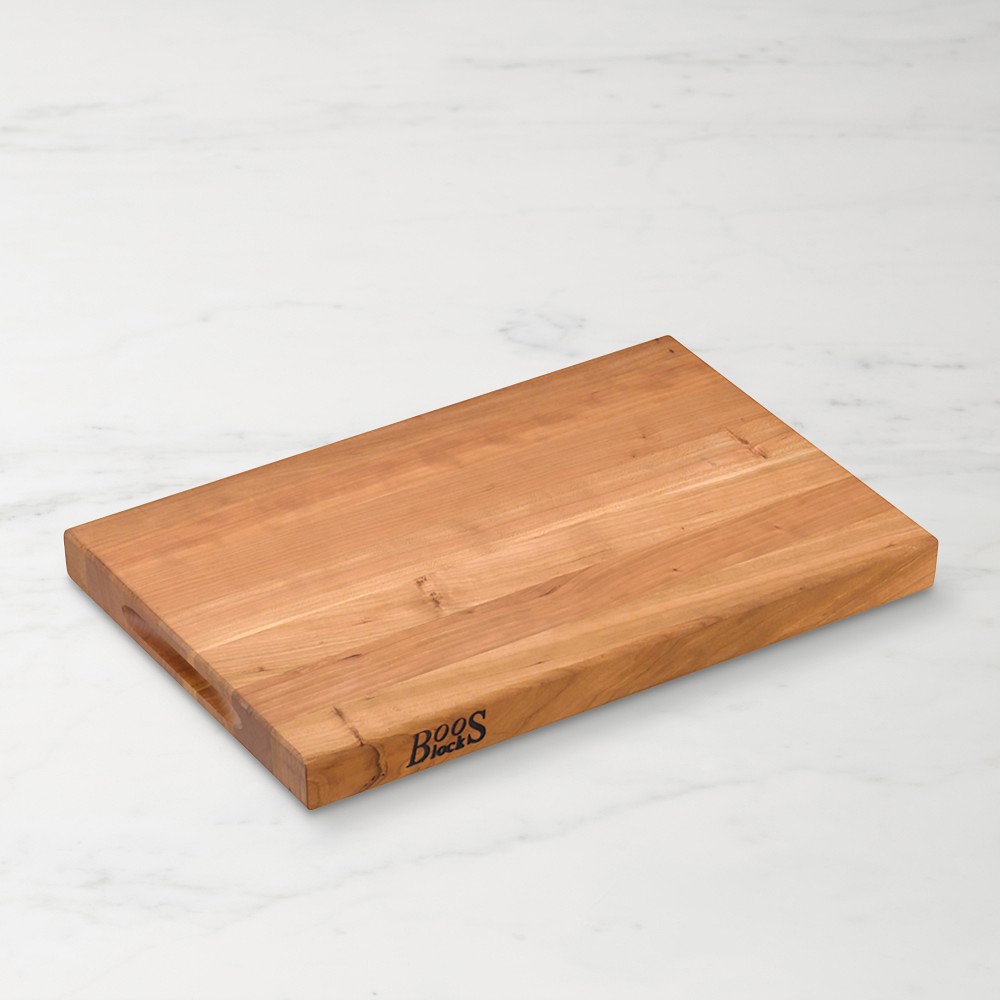 Boos Edge-Grain Cutting Board, Cherry, 18" x 12"