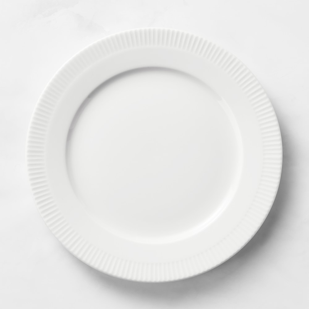 (Set of 4) Pillivuyt Eclectique Porcelain Dinner Plates