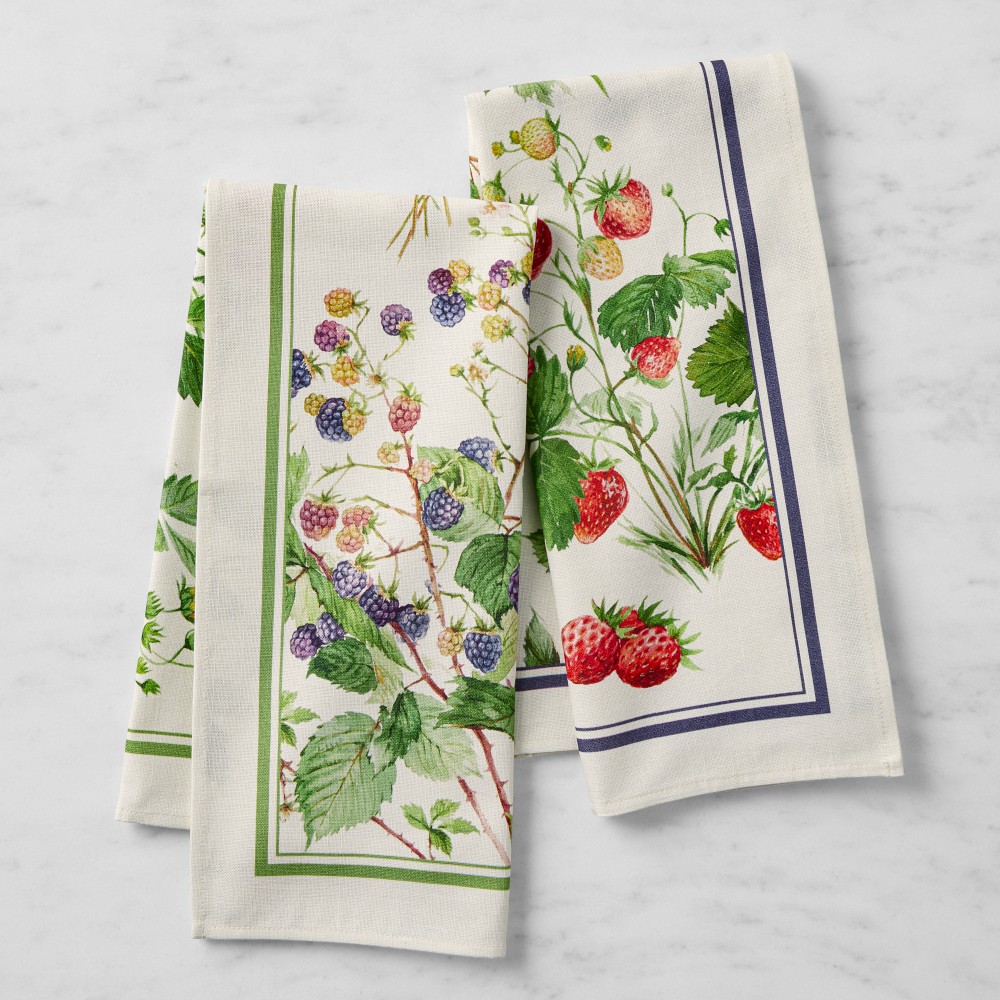 Berry Tea Towels, Set of 2 - Set of 2