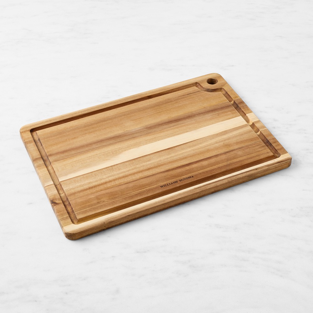 Williams Sonoma Notch Cutting & Carving Board, Acacia