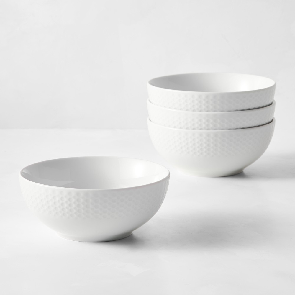 Pillivuyt Perle Porcelain Cereal Bowls (Set of 4)