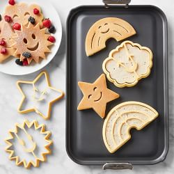 Williams Sonoma Rise and Shine Pancake Mould Set of 4