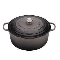 Le Creuset Signature Enameled Cast Iron Round Dutch Oven, 13 1/2-Qt., Oyster
