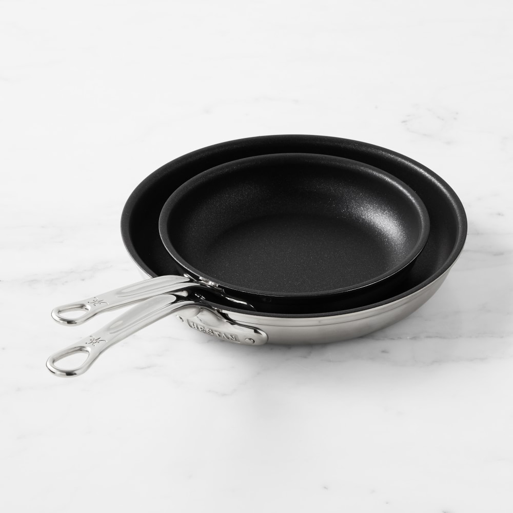 Hestan ProBond Forged Professional Clad TITUM Nonstick Fry Pan, Set of 2 - 8 1/2" & 11"