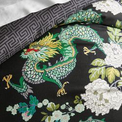Schumacher Chiang Mai Printed Duvet Cover &amp; Shams