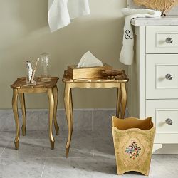 Florentine Gold Nesting Tables (14")