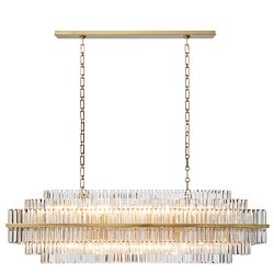 Vienna Linear Crystal Chandelier