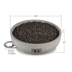 Reese Carbon Fire Bowl (38")