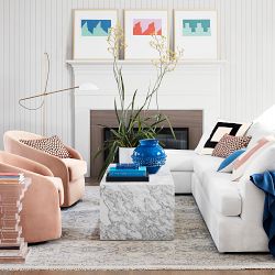 Pierre Marble Coffee Table (56")