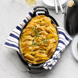 Staub Enameled Cast Iron Oval Gratin Baking Dish