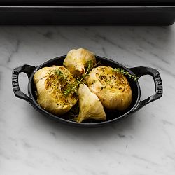 Staub Enameled Cast Iron Oval Gratin Baking Dish