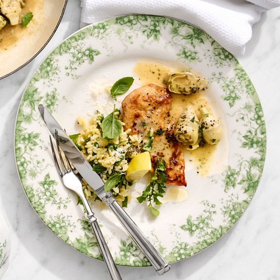 English Floral Dinner Plates