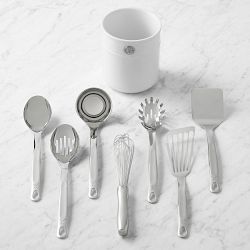 Hestan Provisions Ultimate Stainless Steel Chef's Tools and Bain Marie, Set of 8