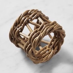 Jakarta Woven Napkin Rings, Set of 4