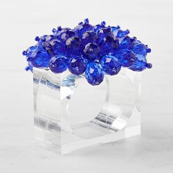 Kim Seybert Zinnia Napkin Rings, Set of 4